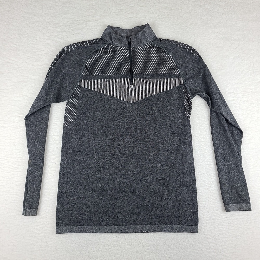 FILA Sport Sweater‎ Mens Medium Dark Gray Running Fitted Performance Tech Golf